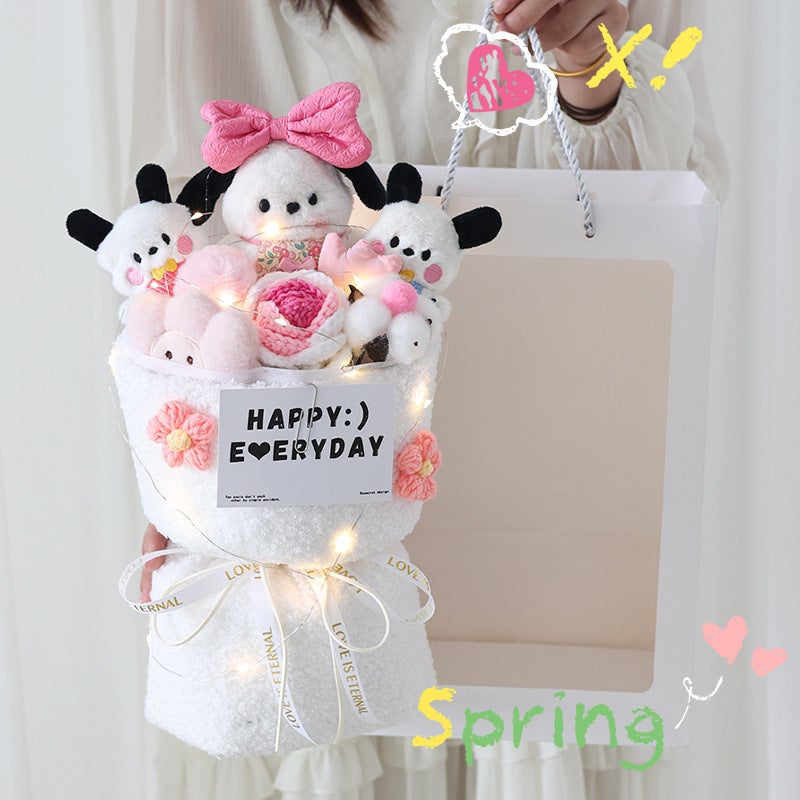 Back-To-School Plush Bouquet Gift For Girlfriend, Creative Stuffed Animal Bouquet, New Year'S And Valentine'S Day Gift - Image 1